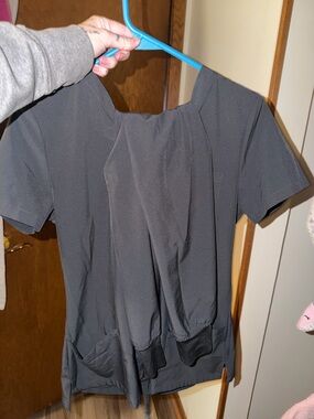 Gray cozy fit scrubs size small